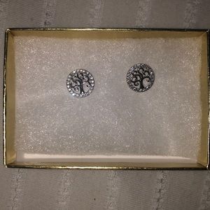 Tree of life stud earrings